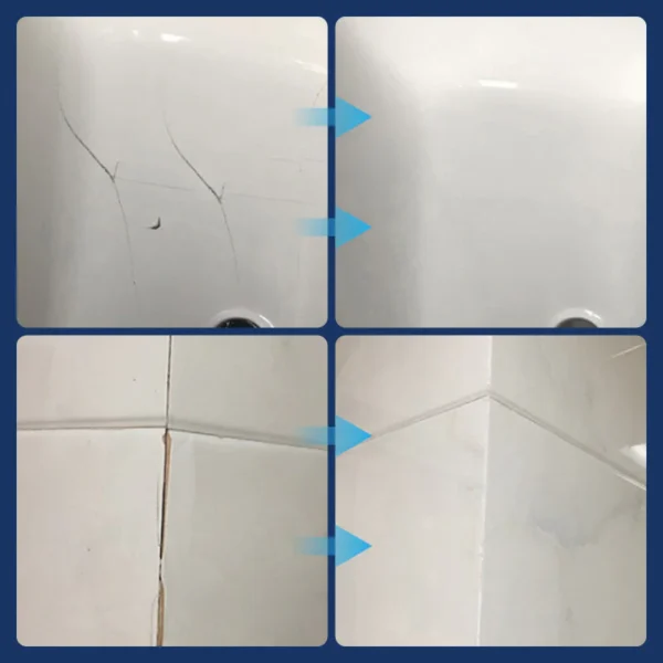 💧Multi-functional waterproof and anti-corrosion repair adhesive🔥 (suitable for ceramic floor tiles, walls, and kitchen countertops) saves time and costs.