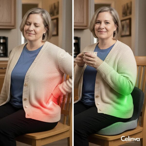 Loved by 12.429+ Customers CelinvaTM Orthopedic Cushion Recommended by DR, Andy | Spine specialis